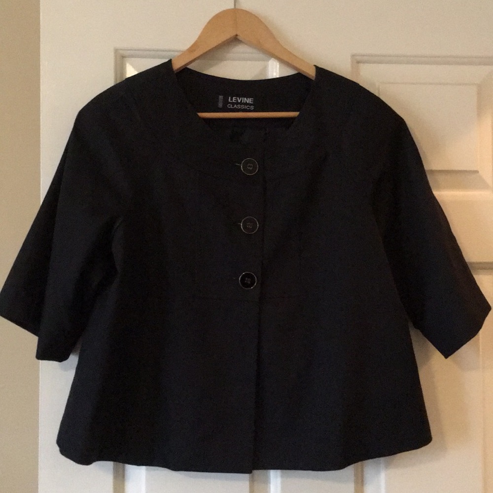 Larry Levine short swing coat.